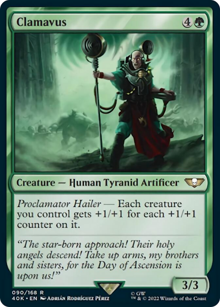 Clamavus (Surge Foil) [Warhammer 40,000] | Jomio and Rueliete's Cards and Comics