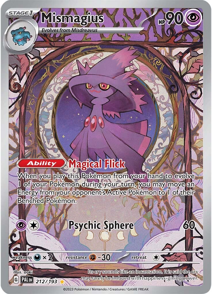 Mismagius (212/193) [Scarlet & Violet: Paldea Evolved] | Jomio and Rueliete's Cards and Comics