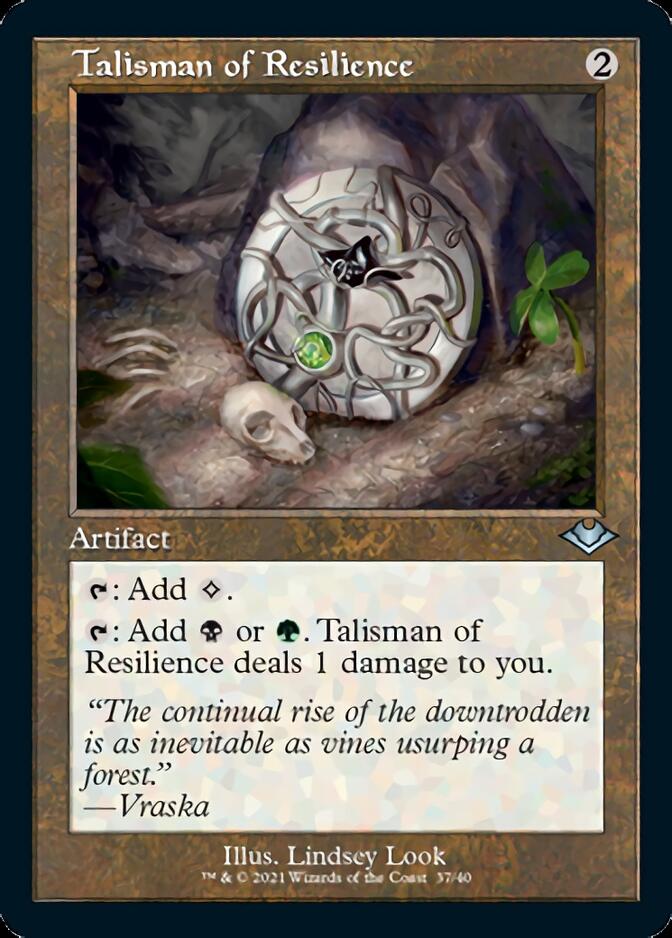 Talisman of Resilience (Retro) [Modern Horizons] | Jomio and Rueliete's Cards and Comics