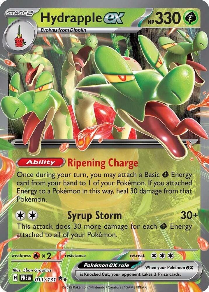 Hydrapple ex (011/131) [Scarlet & Violet: Prismatic Evolutions] | Jomio and Rueliete's Cards and Comics