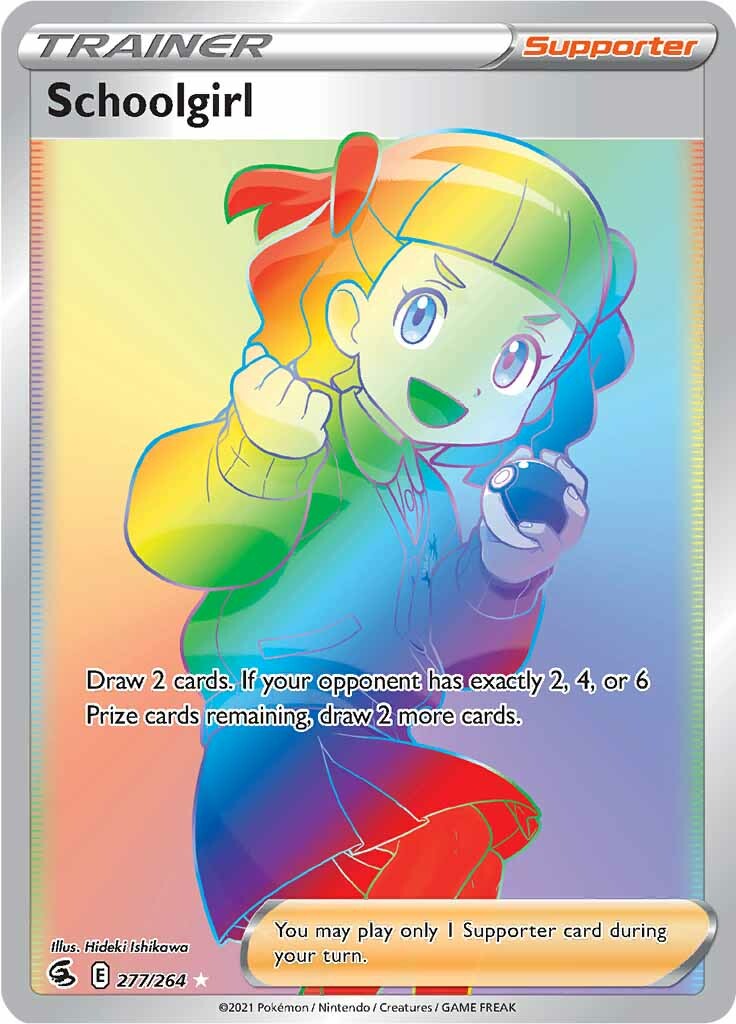 Schoolgirl (277/264) [Sword & Shield: Fusion Strike] | Jomio and Rueliete's Cards and Comics