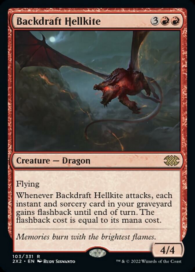 Backdraft Hellkite [Double Masters 2022] | Jomio and Rueliete's Cards and Comics