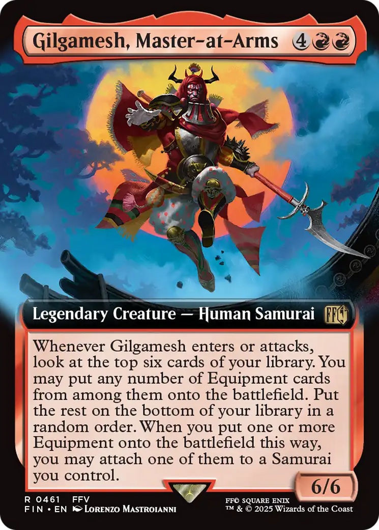 Gilgamesh, Master-at-Arms (Extended Art) [FINAL FANTASY] | Jomio and Rueliete's Cards and Comics
