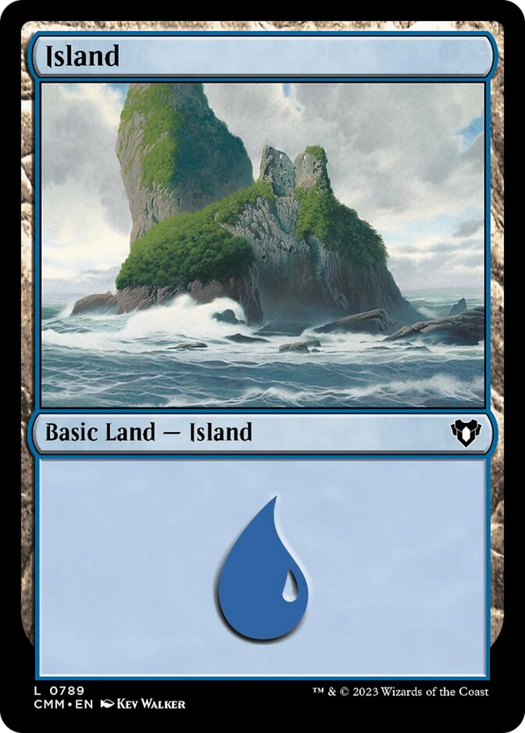 Island (789) [Commander Masters] | Jomio and Rueliete's Cards and Comics