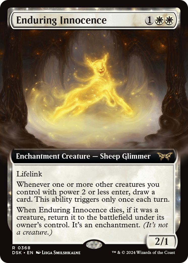 Enduring Innocence (Extended Art) [Duskmourn: House of Horror] | Jomio and Rueliete's Cards and Comics