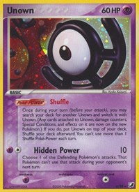Unown (U) (U/28) [EX: Unseen Forces] | Jomio and Rueliete's Cards and Comics