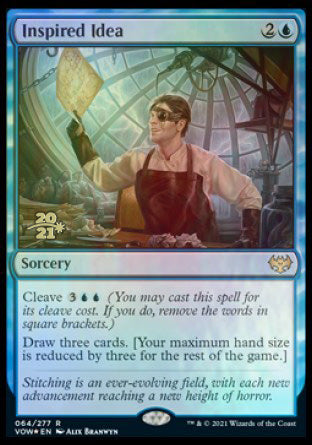 Inspired Idea [Innistrad: Crimson Vow Prerelease Promos] | Jomio and Rueliete's Cards and Comics