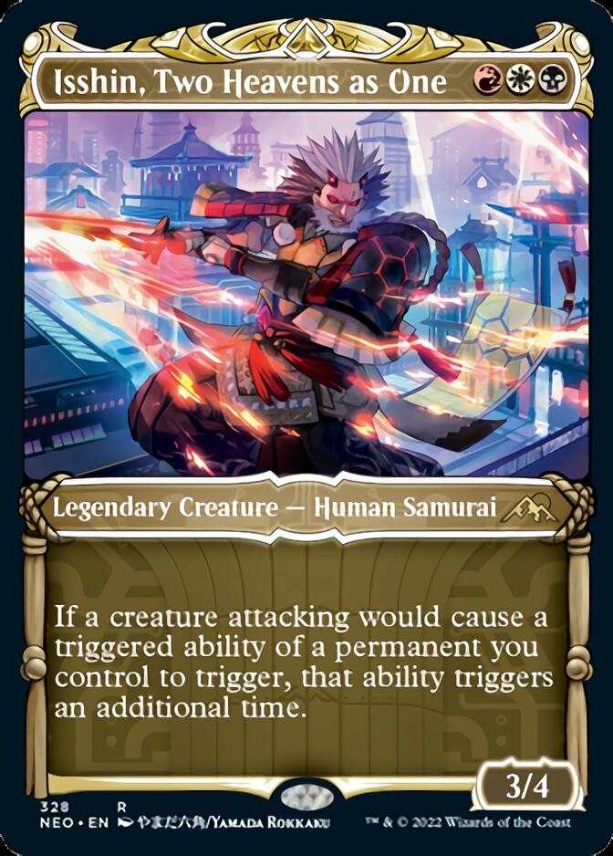 Isshin, Two Heavens as One (Showcase Samurai) [Kamigawa: Neon Dynasty] | Jomio and Rueliete's Cards and Comics