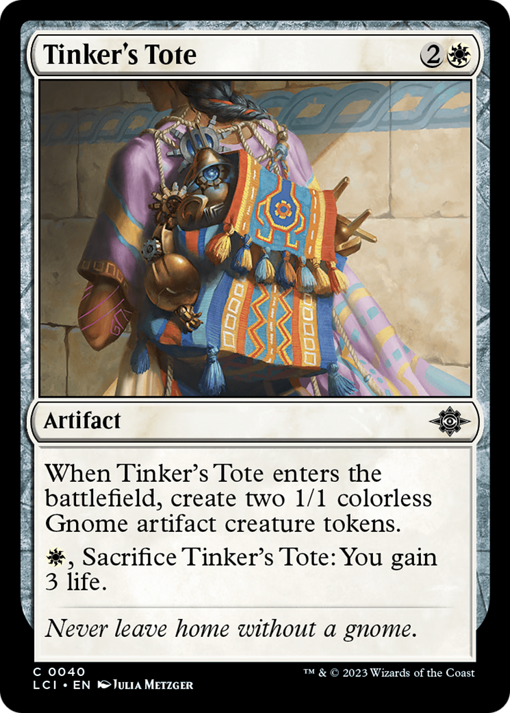 Tinker's Tote [The Lost Caverns of Ixalan] | Jomio and Rueliete's Cards and Comics
