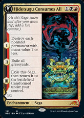 Hidetsugu Consumes All // Vessel of the All-Consuming (Showcase Soft Glow) [Kamigawa: Neon Dynasty] | Jomio and Rueliete's Cards and Comics