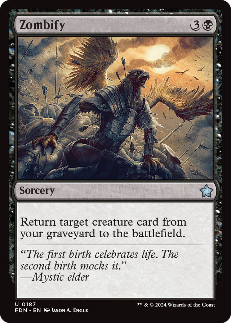 Zombify [Foundations] | Jomio and Rueliete's Cards and Comics