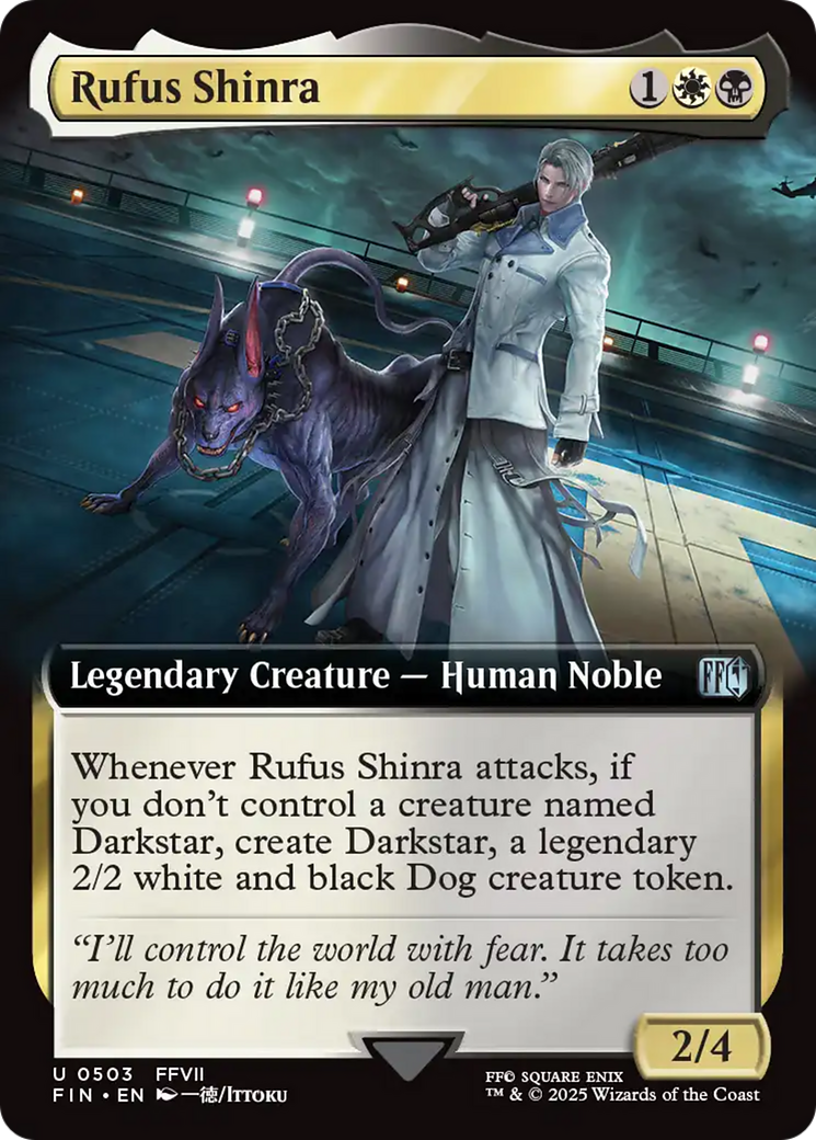 Rufus Shinra (Extended Art) [FINAL FANTASY] | Jomio and Rueliete's Cards and Comics