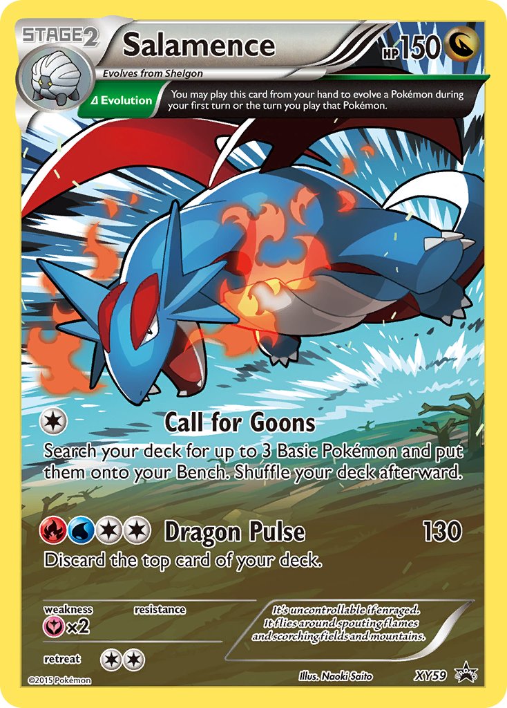 Salamence (XY59) [XY: Black Star Promos] | Jomio and Rueliete's Cards and Comics