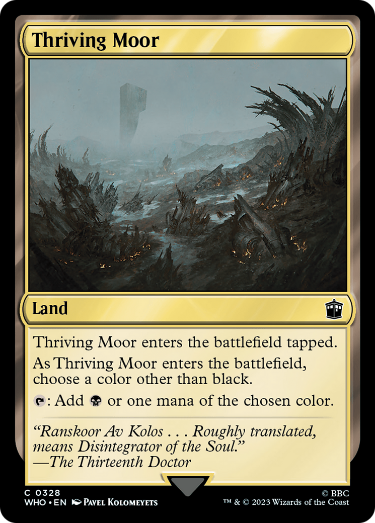 Thriving Moor [Doctor Who] | Jomio and Rueliete's Cards and Comics