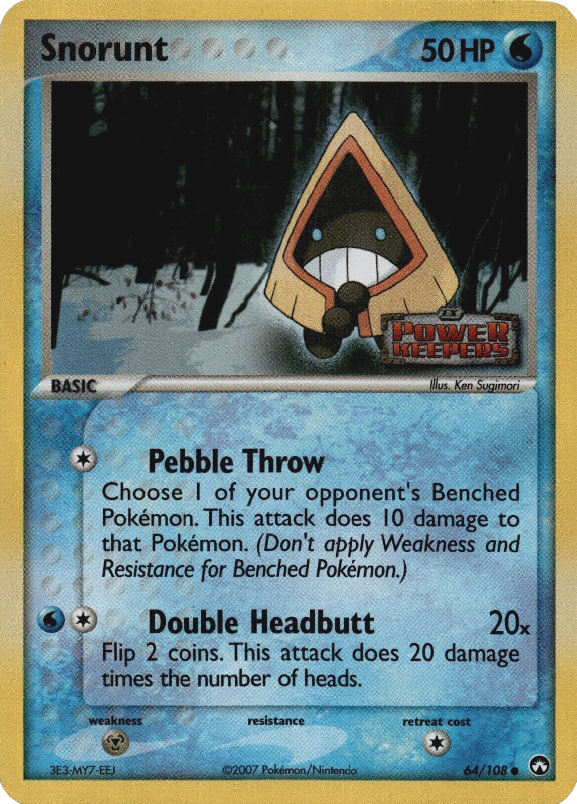 Snorunt (64/108) (Stamped) [EX: Power Keepers] | Jomio and Rueliete's Cards and Comics