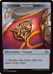 Nalaar Aetherjet // Treasure Double-Sided Token [Aetherdrift Commander Tokens] | Jomio and Rueliete's Cards and Comics