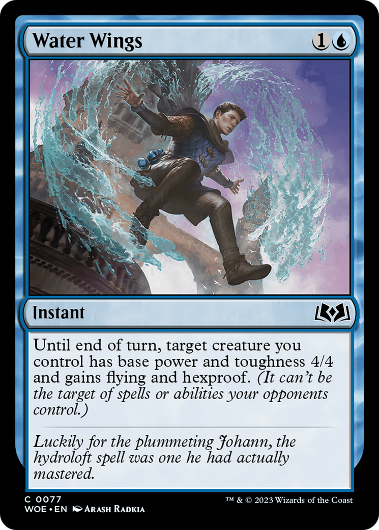 Water Wings [Wilds of Eldraine] | Jomio and Rueliete's Cards and Comics