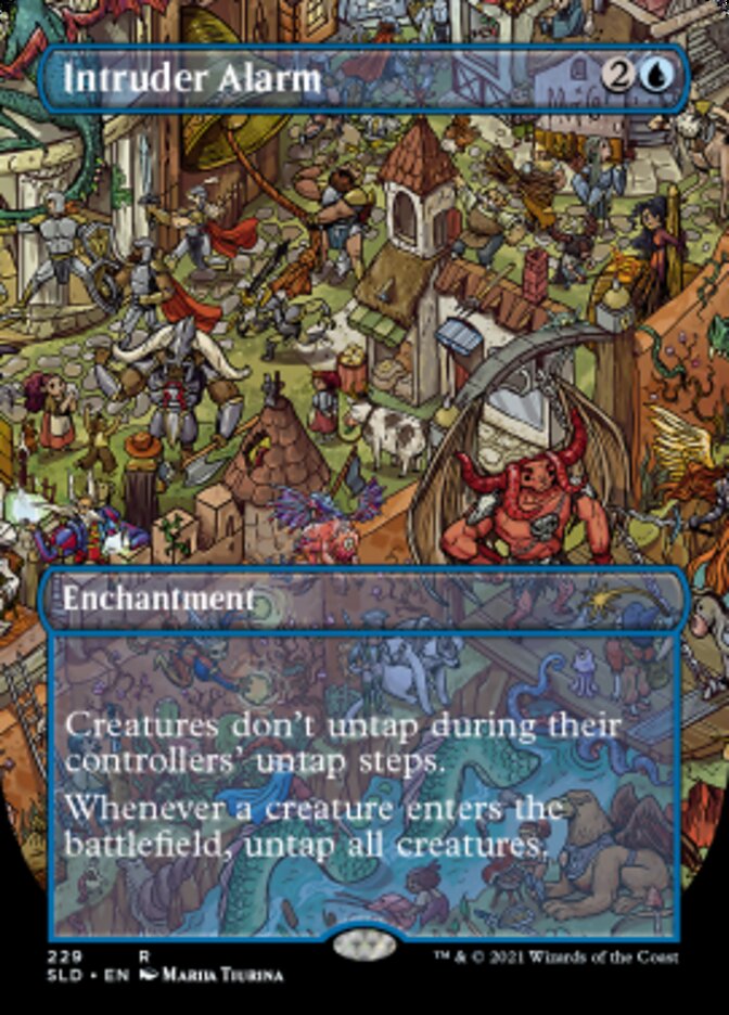 Intruder Alarm (Borderless) [Secret Lair Drop Series] | Jomio and Rueliete's Cards and Comics