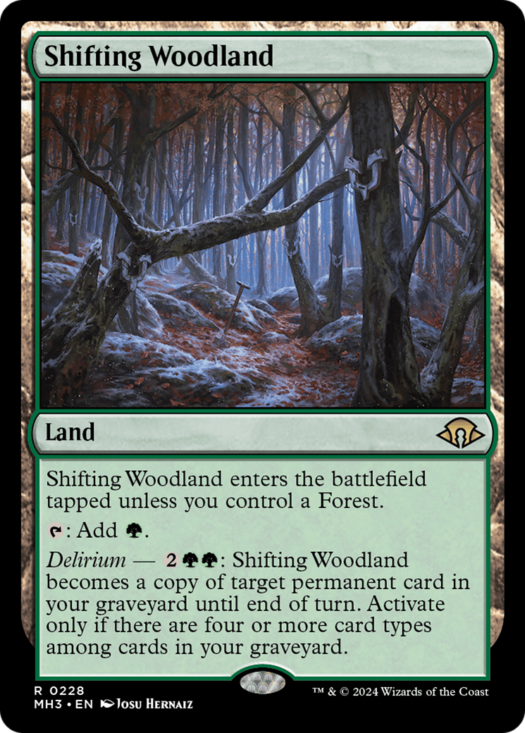 Shifting Woodland [Modern Horizons 3] | Jomio and Rueliete's Cards and Comics