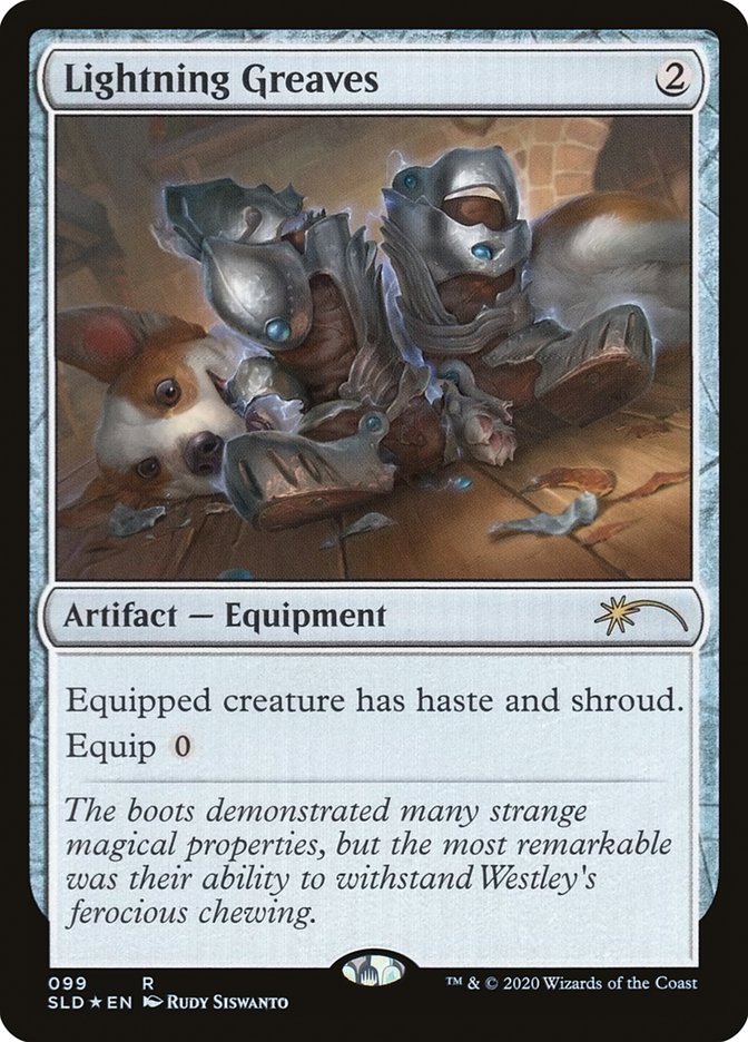 Lightning Greaves [Secret Lair Drop Series] | Jomio and Rueliete's Cards and Comics