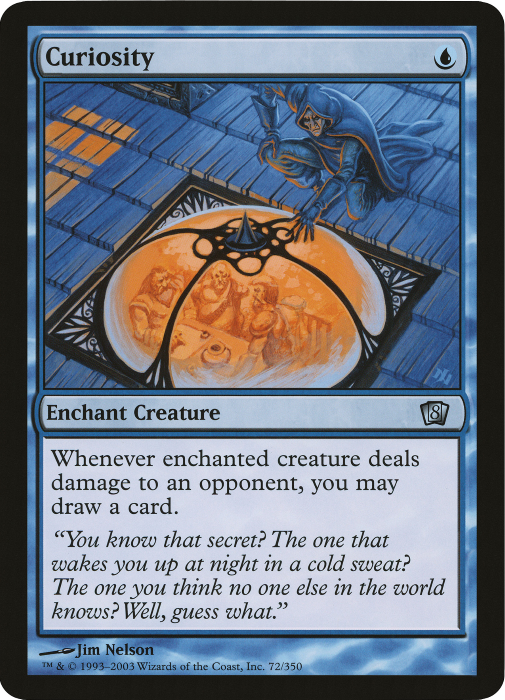 Curiosity (Oversized) [Eighth Edition Box Topper] | Jomio and Rueliete's Cards and Comics