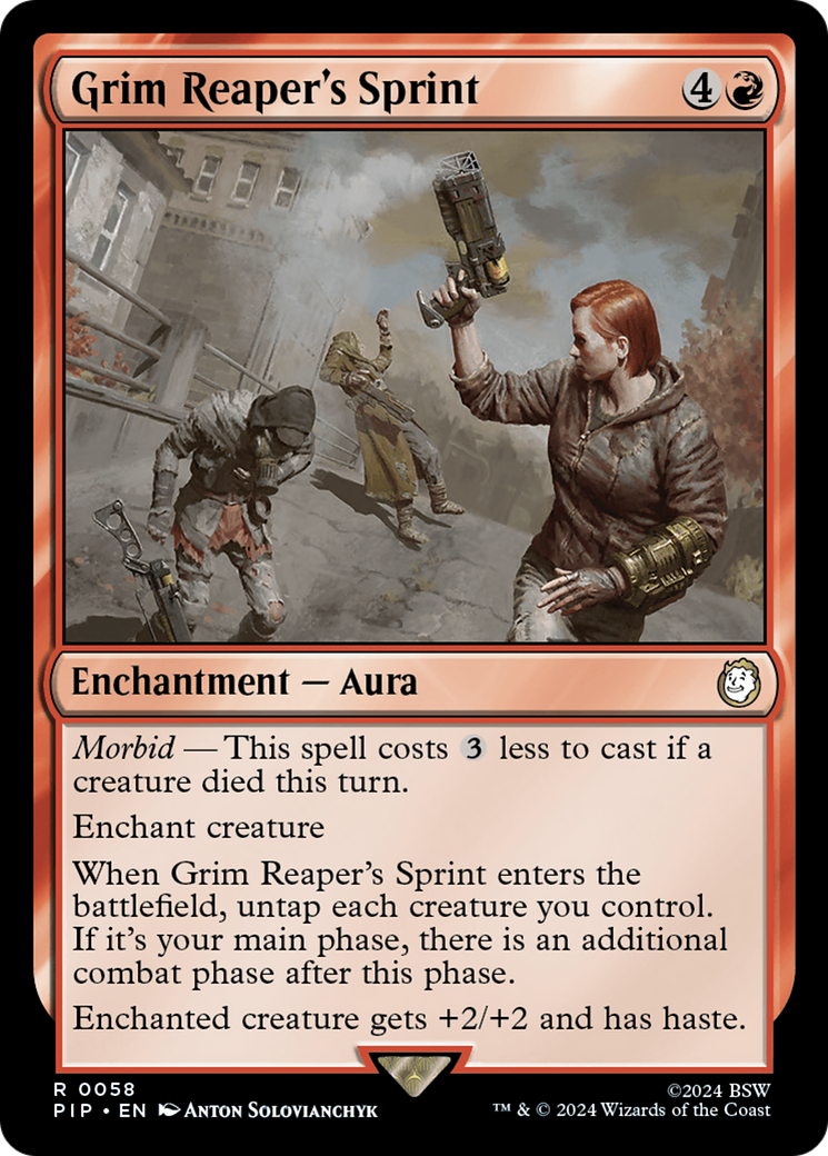 Grim Reaper's Sprint [Fallout] | Jomio and Rueliete's Cards and Comics