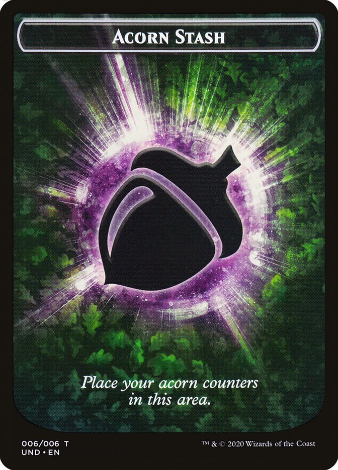 Giant Teddy Bear // Acorn Stash Double-Sided Token [Unsanctioned Tokens] | Jomio and Rueliete's Cards and Comics