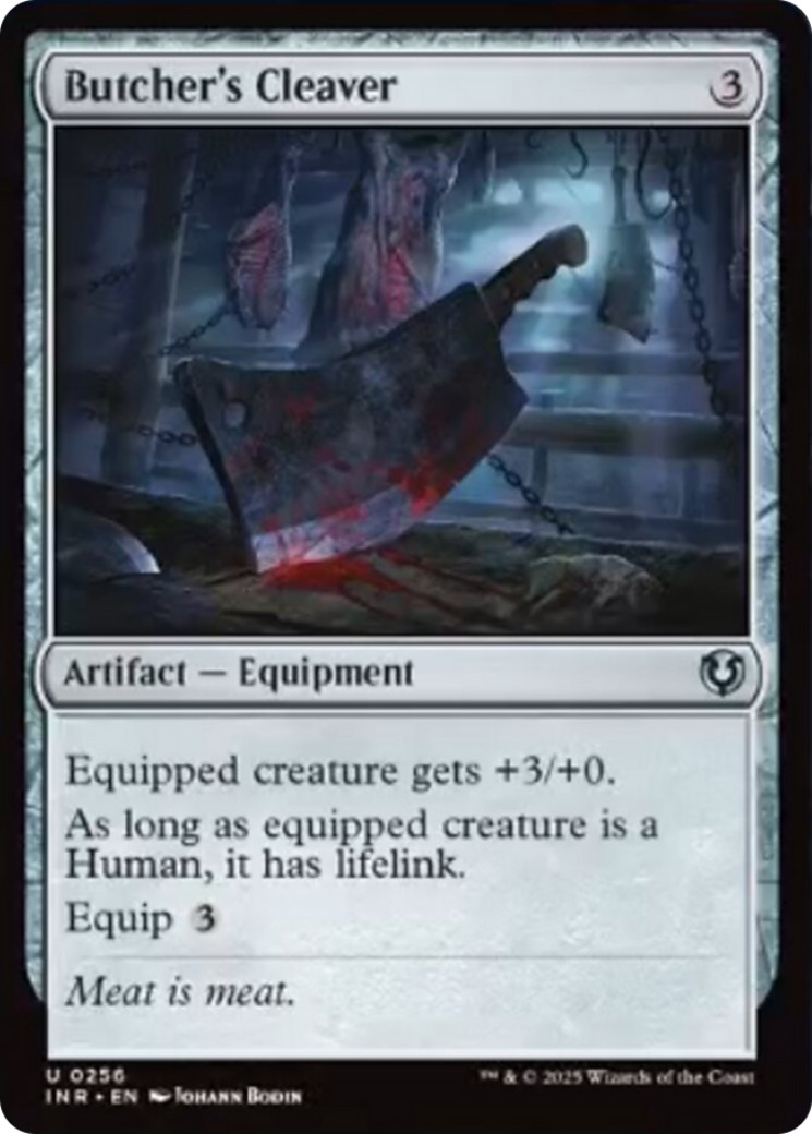 Butcher's Cleaver [Innistrad Remastered] | Jomio and Rueliete's Cards and Comics