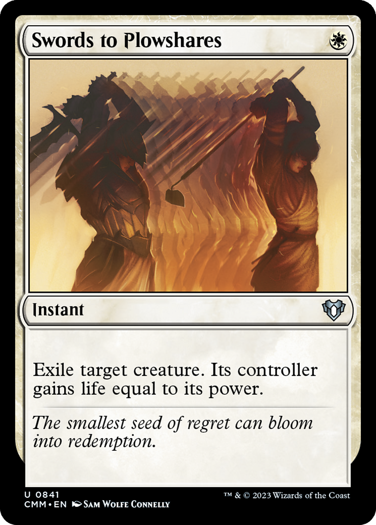 Swords to Plowshares [Commander Masters] | Jomio and Rueliete's Cards and Comics