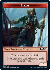 Pirate // Treasure Double-Sided Token [Core Set 2021 Tokens] | Jomio and Rueliete's Cards and Comics
