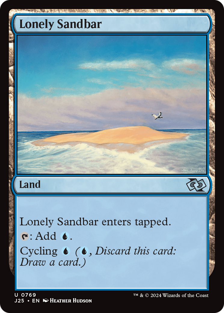 Lonely Sandbar [Foundations Jumpstart] | Jomio and Rueliete's Cards and Comics