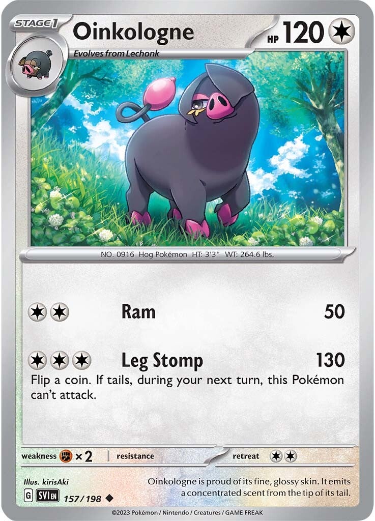 Oinkologne (157/198) [Scarlet & Violet: Base Set] | Jomio and Rueliete's Cards and Comics