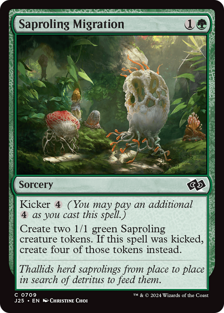 Saproling Migration [Foundations Jumpstart] | Jomio and Rueliete's Cards and Comics