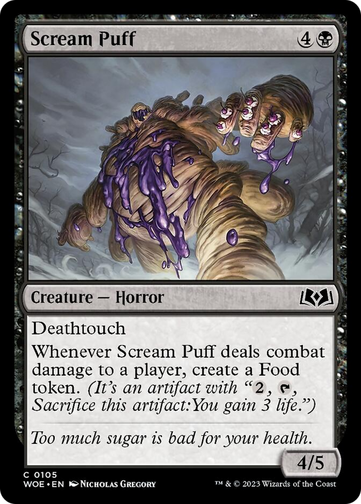 Scream Puff [Wilds of Eldraine] | Jomio and Rueliete's Cards and Comics