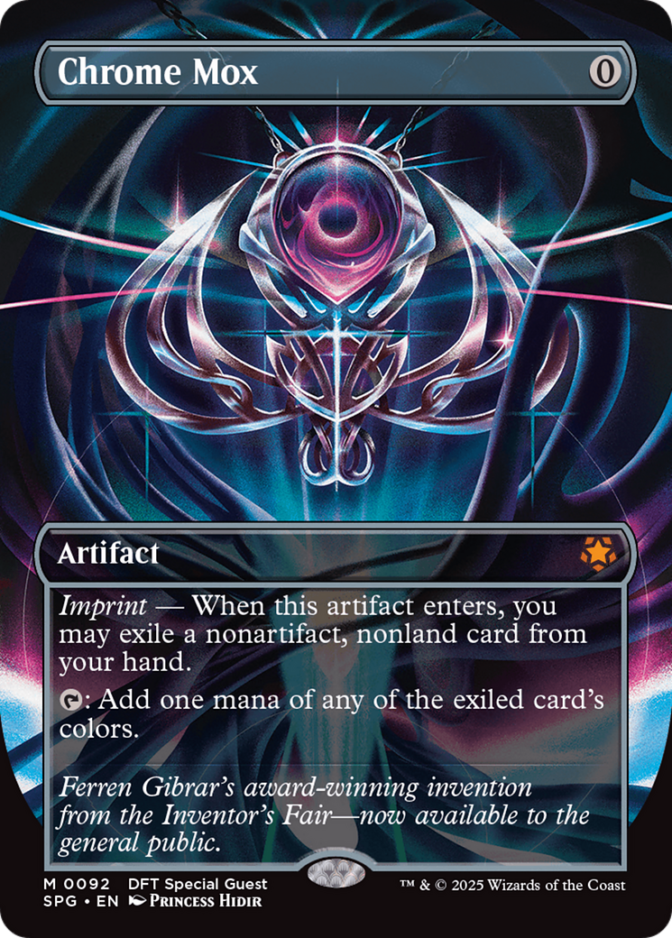 Chrome Mox (Borderless) [Aetherdrift Special Guests] | Jomio and Rueliete's Cards and Comics