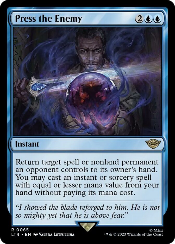 Press the Enemy [The Lord of the Rings: Tales of Middle-Earth] | Jomio and Rueliete's Cards and Comics