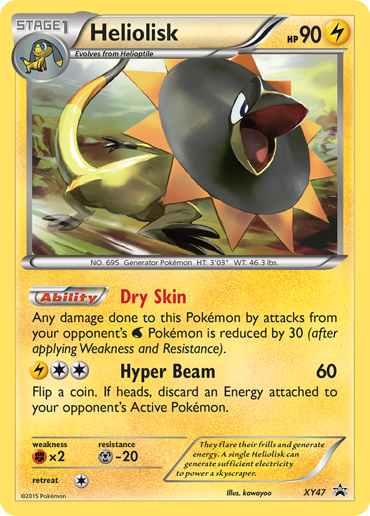 Heliolisk (XY47) [XY: Black Star Promos] | Jomio and Rueliete's Cards and Comics