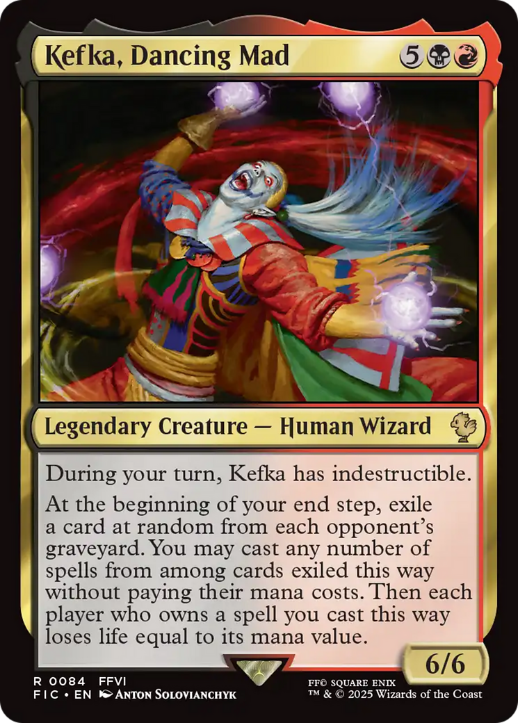 Kefka, Dancing Mad [FINAL FANTASY Commander] | Jomio and Rueliete's Cards and Comics