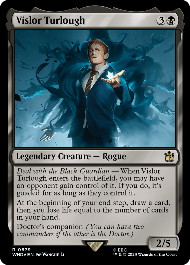 Vislor Turlough (Surge Foil) [Doctor Who] | Jomio and Rueliete's Cards and Comics