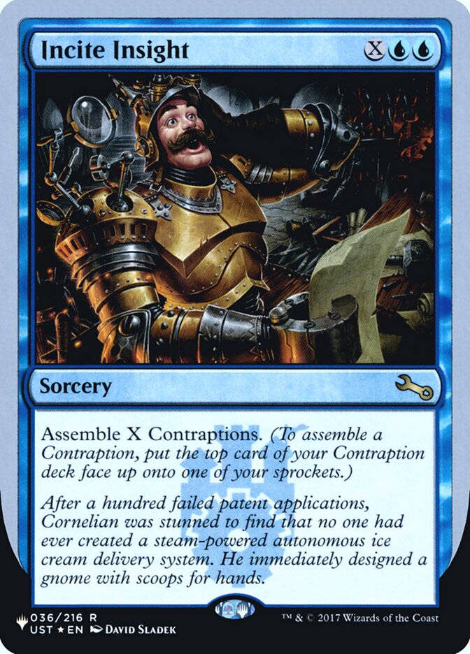 Incite Insight (Unfinity Foil Edition) [The List] | Jomio and Rueliete's Cards and Comics