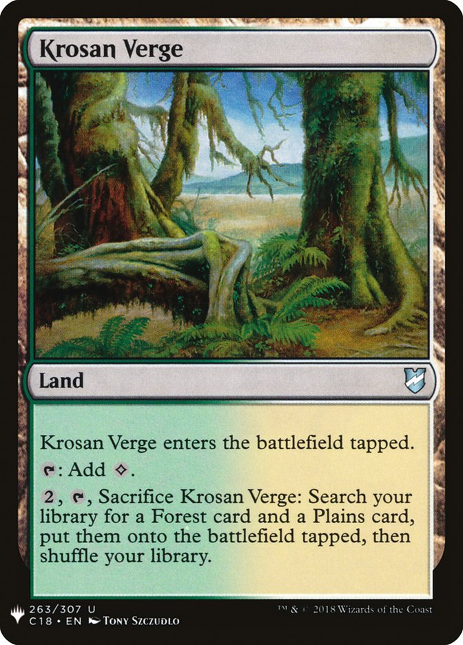 Krosan Verge [Mystery Booster] | Jomio and Rueliete's Cards and Comics