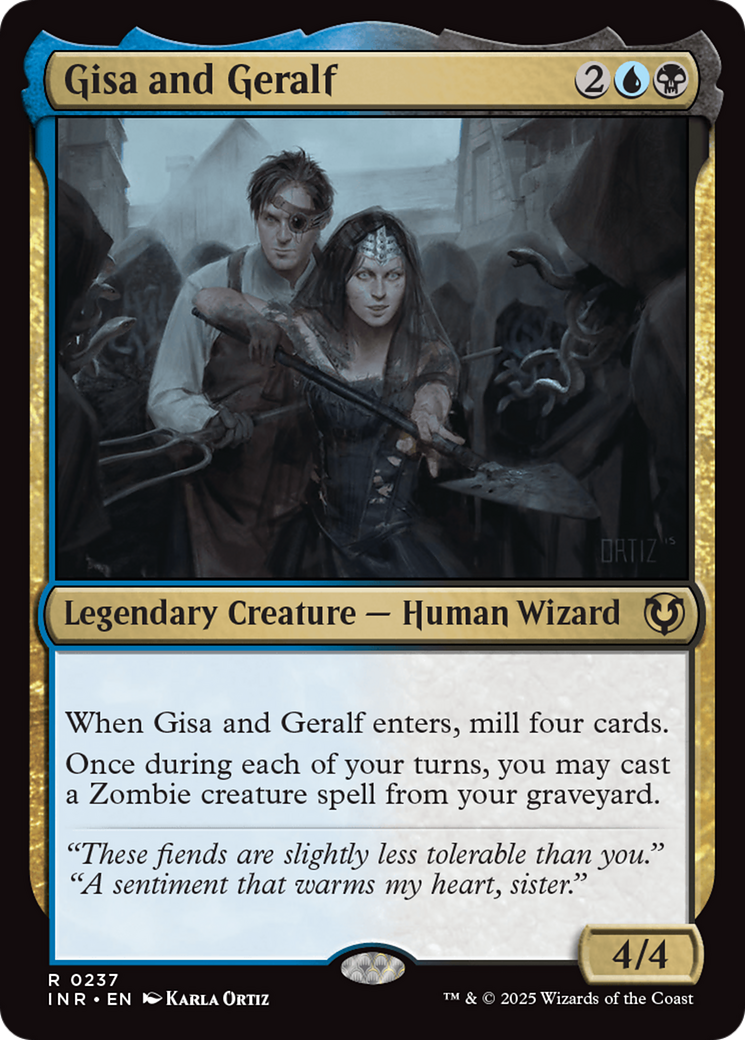 Gisa and Geralf [Innistrad Remastered] | Jomio and Rueliete's Cards and Comics