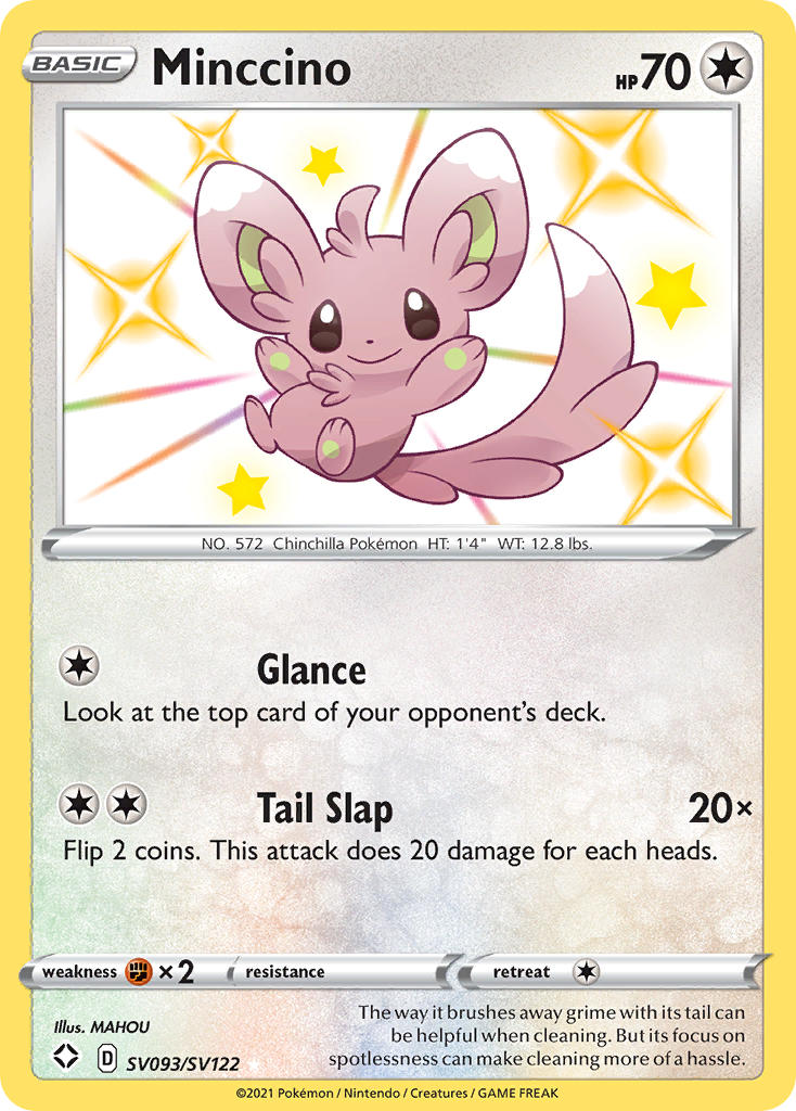 Minccino (SV093/SV122) [Sword & Shield: Shining Fates] | Jomio and Rueliete's Cards and Comics