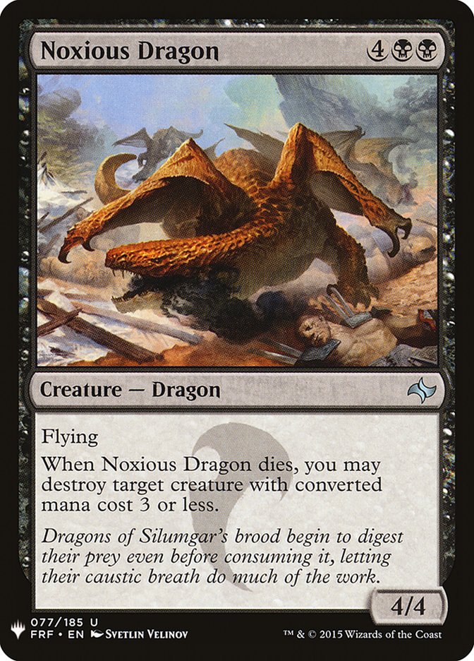 Noxious Dragon [Mystery Booster] | Jomio and Rueliete's Cards and Comics