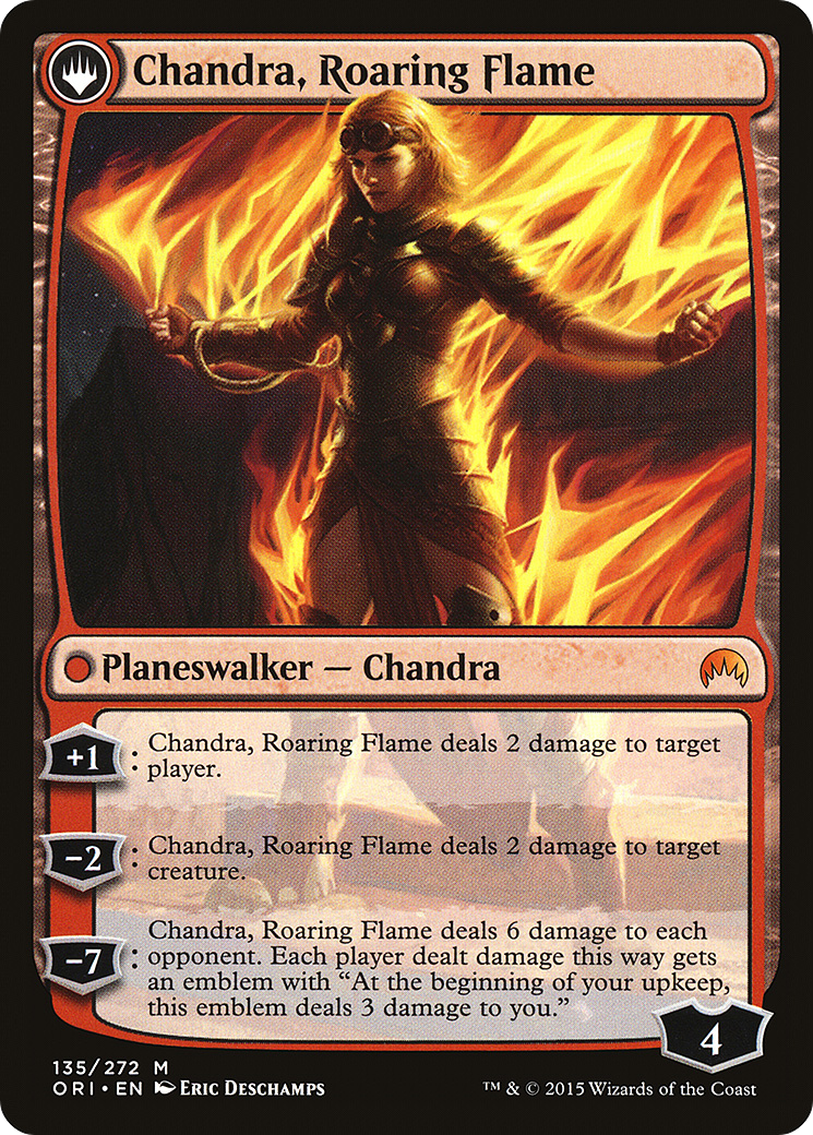 Chandra, Fire of Kaladesh // Chandra, Roaring Flame [Secret Lair: From Cute to Brute] | Jomio and Rueliete's Cards and Comics