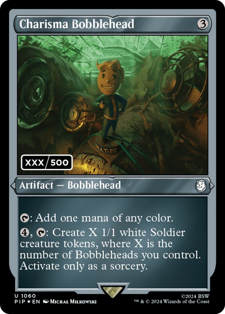 Charisma Bobblehead (Serial Numbered) [Fallout] | Jomio and Rueliete's Cards and Comics