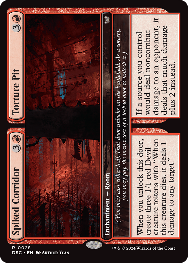 Spiked Corridor // Torture Pit [Duskmourn: House of Horror Commander] | Jomio and Rueliete's Cards and Comics