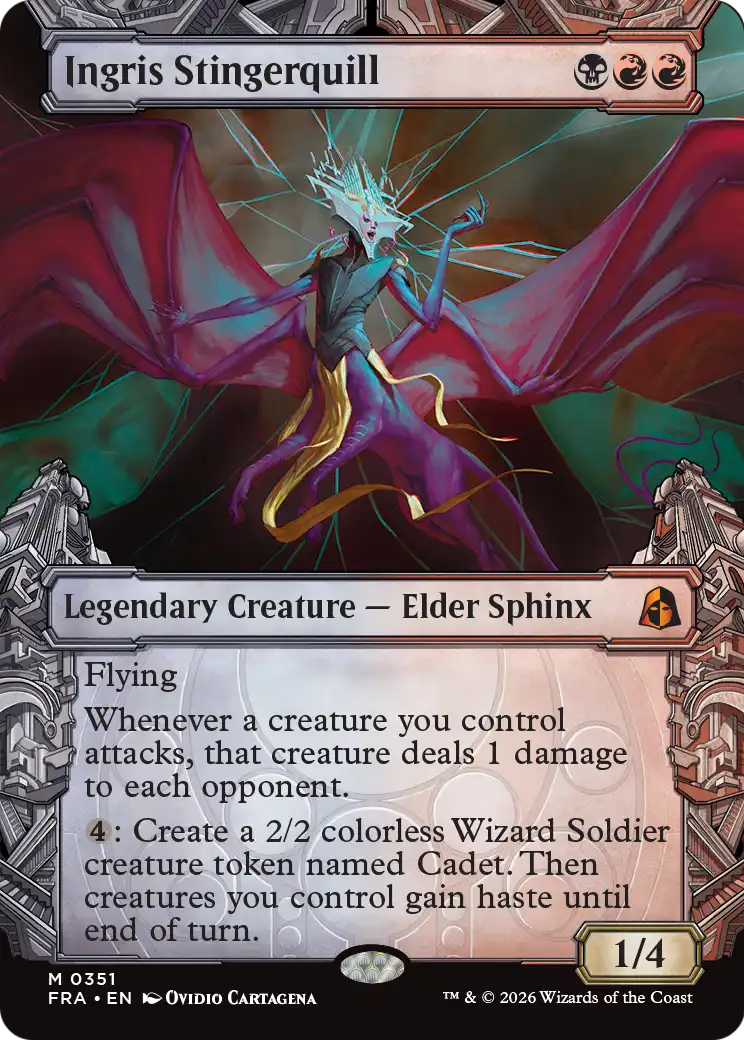 Ingris Stingerquill (Showcase) (0351) [Reality Fracture] | Jomio and Rueliete's Cards and Comics