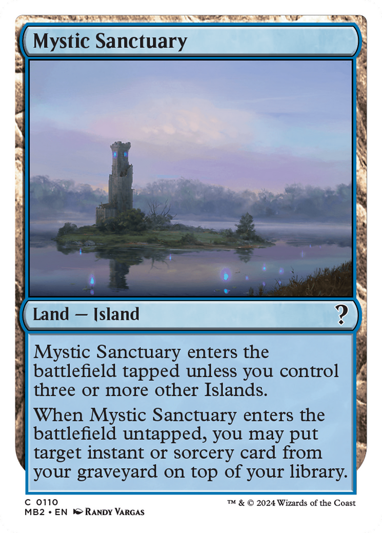 Mystic Sanctuary (White Border) [Mystery Booster 2] | Jomio and Rueliete's Cards and Comics