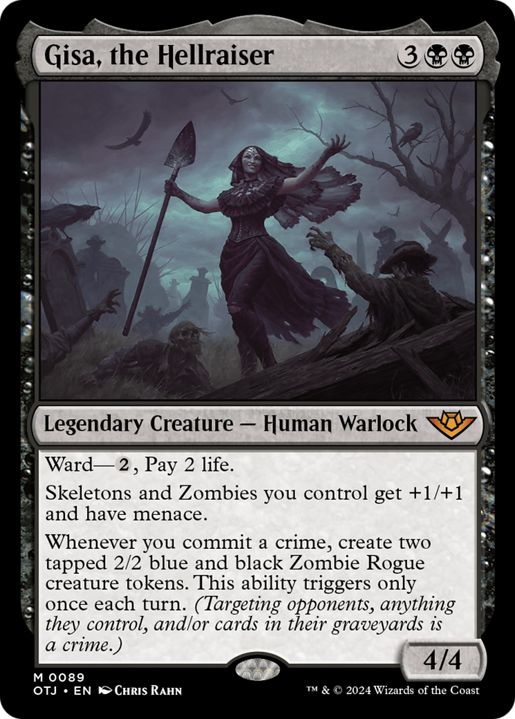 Gisa, the Hellraiser [Outlaws of Thunder Junction] | Jomio and Rueliete's Cards and Comics